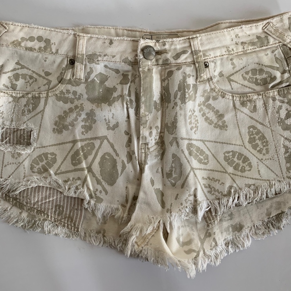 Free people denim shorts